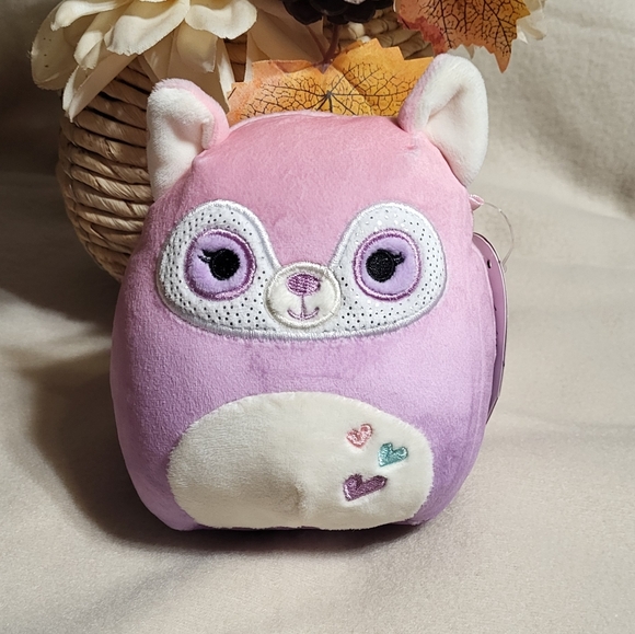 Squishmallows Other - Squishmallows Jazwares NWT 5in Chaitra the Lemur 2022 Valentines Day Plush Toy